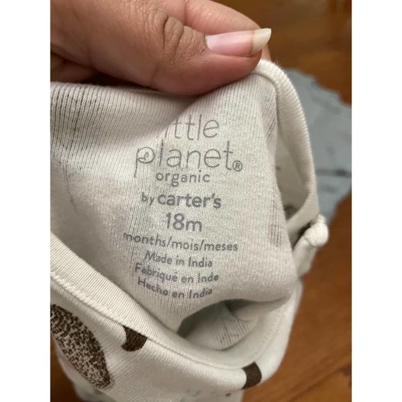 Little Planet Organic By Carters Sweater Romper Outfit 18m - Picture 5 of 9